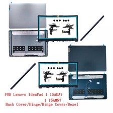 New For Lenovo IdeaPad 1 15ADA7 15AMN7 LCD Back Cover/Hinge/Bezel Silver/Blue picture
