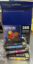 Epson 288 Printer Cartridges Cyan Magenta Yellow in Sealed Packages NO BLACK picture