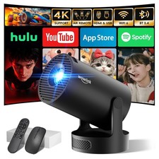 [Built-in App & 2026 Upgraded] Mini Projector with WiFi 6 and Bluetooth 5.4 |... picture