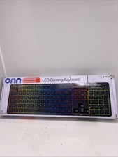 onn Wired LED Gaming Keyboard -  Backlit - Brand NEW in Package - Anti-Ghosting picture