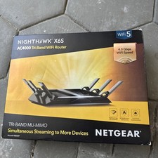 NETGEAR Nighthawk X6S AC4000 Tri-Band MU-MIMO Router 4-Port VPN Black picture