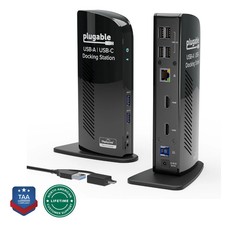 Plugable USB 3.0 Dual HDMI Universal Docking Station UD-3900 OPEN BOX TESTED picture