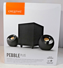 Creative Pebble Plus 2.1 USB Powered Desktop Speakers w/ Subwoofer Black picture
