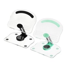 2 PCS Acrylic Tablet Stand,Acrylic Tablet Holder Adjustable Foldable,Green Black picture