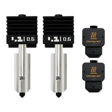 2PK 0.6MM Hotend for P2S/X2D/H2D/H2S Hotend Hardened Extruder Hot End with Ha... picture