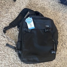 HOMIEE Padded Backpack Laptop Bag Black NEW W/Tags Carry On 40L Travel /College picture
