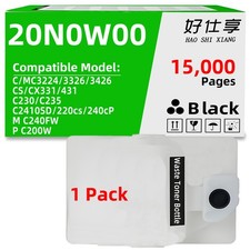 20N0W00 Waste Toner Bottle Compatible for Lexmark MC3224 C3326 MC3326 C/MC3426 picture