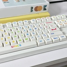 113keys Keycaps PBT XDA Height Color Keycap Set for Game Mechanical Keyboars picture