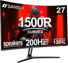 High-Performance 27 Inch Curved FHD Monitor | 200Hz | FreeSync with VESA Mount picture