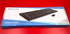 V7 USB Mouse and Wired Keyboard KU100US ✅❤️️✅❤️️ New Open Box picture