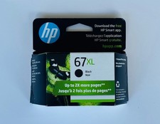 Genuine HP 67XL Black - Ink Cartridge - 7/2027 - New Sealed picture