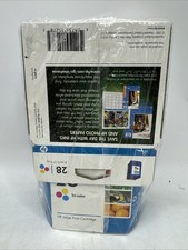 Lot Of 4 NEW Old Stock HP 28 Genuine Tri-Color Ink Cartridge C8728AN (198) picture