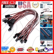 15 Pcs 3 pin Servo Extension Cable,11.8 Inch | Male to Female Connectors, Com... picture