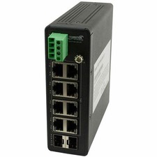Transition Networks Unmanaged Hardened 8-Port Gigabit Ethernet PoE+ Switch picture