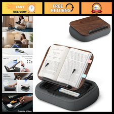 Adjustable Lap Book Pillow Stand with Storage, Multi-Angle Reading Cushion for B picture