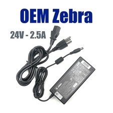 Genuine Zebra AC Adapter FSP060-RPAC P1076000-006 24V 2.5A 60W Charger picture