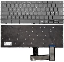 Original NORDIC KEYBOARD Lenovo Chromebook S340-14 S330 QWERTY GRAY picture