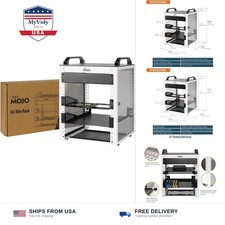 Tecmojo 6U Network Rack, 10 inch Mini Server Rack with 2 Side Translucent Pan... picture