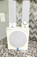 Yamaha YST-MS201 2.1 Channel Wired Speaker System 3.5mm Jack White picture