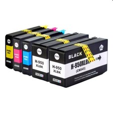 LXTek Ink Cartidge for HP 950XL 951XL, Assorted Colors, Pack of 5 picture