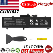 New 76WH C41N1837 Battery for ASUS ROG Zephyrus G15 GA502 M15 GU502G GX532GW picture