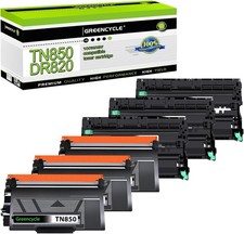 3*TN850 Toner Cartridge 3*DR820 Drum For Brother MFC-L5850DW L5900DW HL-L6200DW picture