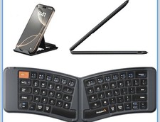 ProtoArc Ergonomic Foldable Keyboard, XK03 Split Folding Travel Bluetooth NEW picture