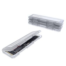 4-Pack NVMe Case Protective for M.2 2280 SSD Portable with Anti-Static,Shockp... picture