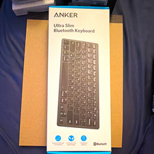 Anker Ultra Slim Bluetooth Keyboard Black Compact QWERTY A7726 picture