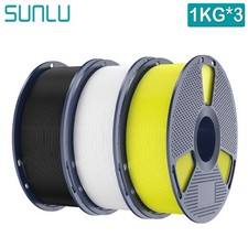 SUNLU 3KG PLA Plus 3D Printer Filament 1.75mm PLA+ 1KG/Roll +/-0.02mm Multicolor picture