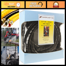 Spiral Wrap Hose & Cable Protector, Pre-Cut 1.25