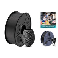 Versatile 1KG Black PLA 3D Printer Filament, 1.75mm - High Accuracy, Easy Use picture