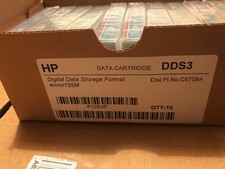 HP C5708A 4mm DDS 3 Tape 125M 12/24GB ( 10 pack ) picture