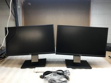 Dell P2417H Computer Monitor Pair 1920x1080 60 Hz  - P2210T Stand DP Cable Inc picture