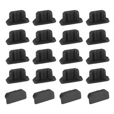 20Pcs Silicone Micro USB Anti-Dust Stopper Cap Cover for Micro USB Female Port picture