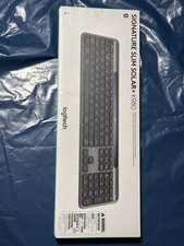 Logitech Signature Slim Solar+ K980 Wireless Bluetooth Keyboard, Universal picture