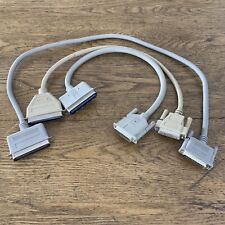 Lot Of 3 | 1 Genuine Apple DB25 to C50 SCSI Cable | 2 After Market Cables picture