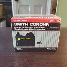 Smith Corona High Yield Correctable Film Ribbons H Series H67108 Box of 6 New picture