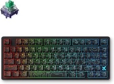 MCHOSE Jet 75 Rapid Trigger Keyboard 75% Percent, Hall Effect Black Topographic  picture