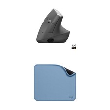 Logitech Premium Ergonomic Bundle: MX Vertical + Studio Pad - Blue Grey picture