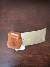 New Heyday Airpod Silicone Case with Clip key ring - brown picture