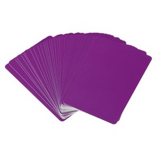 30 Pcs Blank PVC Cards Inkjet Plastic ID Card CR80 30 MIL Frosted Purple picture