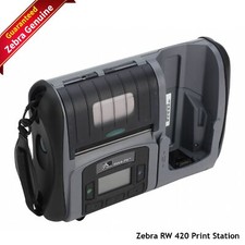 Genuine Zebra RW4-PS RW420 Portable Print Station Bluetooth R4P-6UBA0000-00 picture
