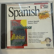 Multimedia Windows Spanish Pro One CD-ROM (PC, 1994) IBM Windows 95 3.1 picture