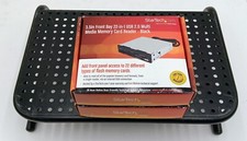 2x StarTech 35FCREADBK2 3.5in Front Bay 22-in-1 USB 2.0 Multi Media Memory Card picture