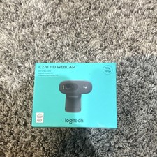Logitech C270 USB-A HD Webcam 720p 30fps Built-in Microphone, Black picture