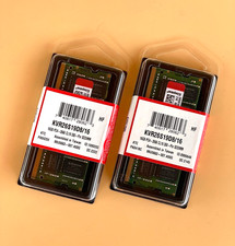 Two Genuine Kingston DDR4 16GB RAM (Total 32GB) KVR26S19D8/16 SODIMM NEW SEALED picture