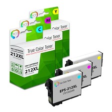 3PK TCT Premium 212XL CYM HY Compatible for Epson Wf-2830 Wf-2850 Ink Cartridge picture