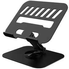 TAPMEI Metal Tablet Stand Holder Adjustable for iPad Kindle Tab, Black picture