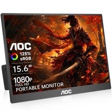 AOC Portable Monitor 15.6''FHD 1080P 125% sRGB Ultra Slim External Second Screen picture